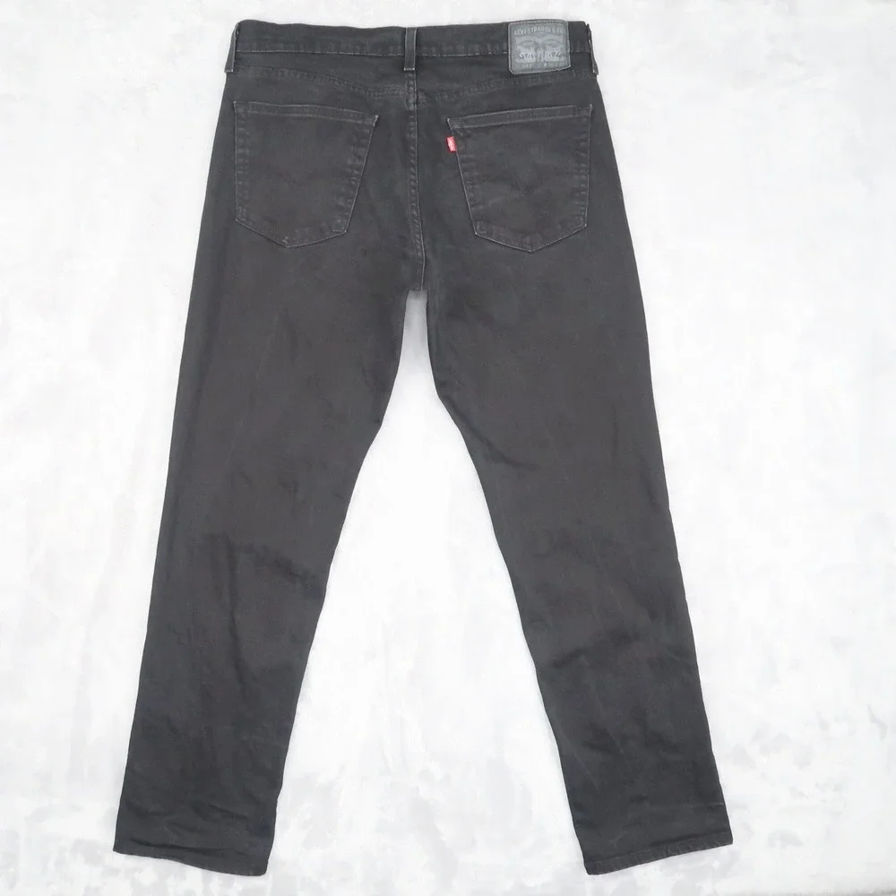Levi's Jeans Mens 36x32 Black 541 Athletic Fit Tapered Leg Stretch 18181-0422